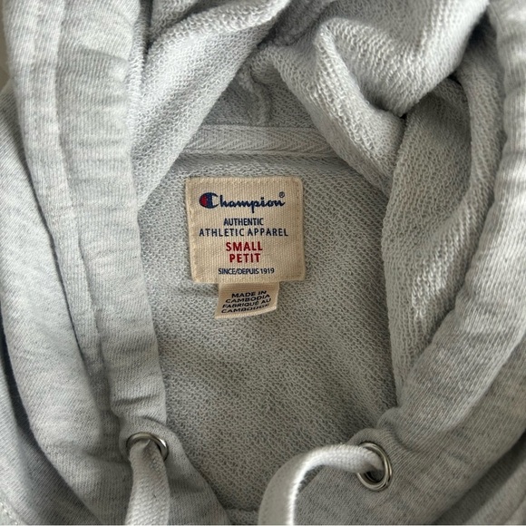 Women’s Grey  Champion Hoodie - Picture 6 of 7